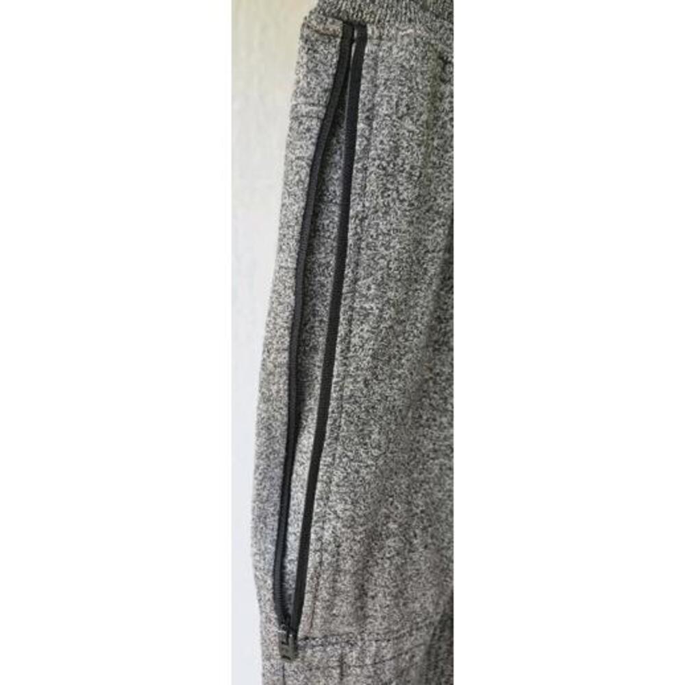 PHAT FARM Men's Size Large Sweatpants Charcoal Grey Heather Fleece Lined Joggers - Picture 3 of 14